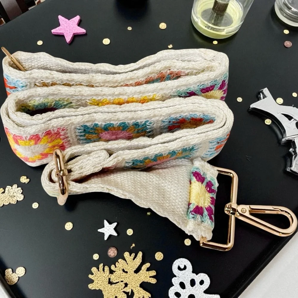 Crochet Patchwork Crossbody/Shoulder Strap